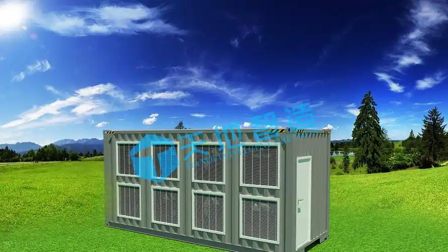 An overview shot of a mining farm bustling with activity